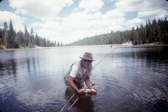 Flyfishing at Northstar's Sawmill Lake