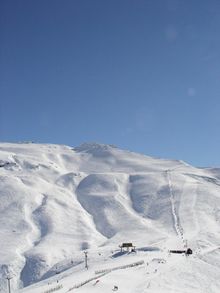 View up saddle basin