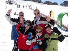 Youth mentoring program kids at Perisher Blue