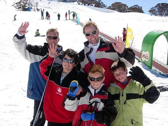 Youth mentoring program kids at Perisher Blue