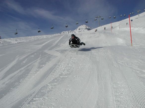 Airboarding at Schweitzer Mountain