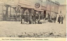 Teams take patients to Chena Hot Springs (circa 1907) courtesy Candy Waugaman