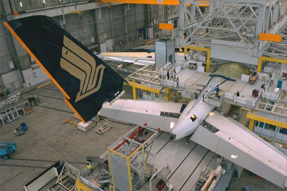 The First Singapore Airlines A380