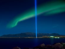 Imagine Peace Tower. credit www.arctic-images.com