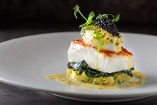La Table French Brasserie - French Cod Fillet and Siberian Caviar