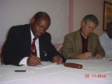 Whispering Head Signing