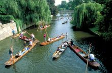 Punting on the River Cam, Cambridge