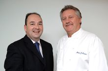 Brian Turner with Ray Kiersey, General Manager Retail Sales from Flybe