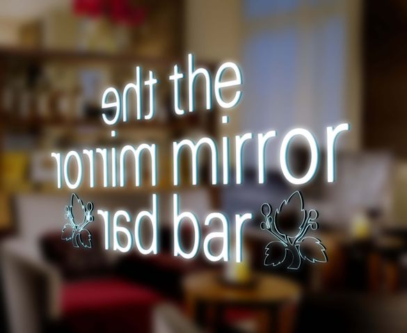 The mirror Bar at The Landmark Hotel