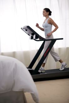 WestinWORKOUT guest room with fitness amenities