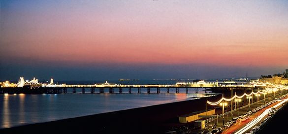 Brighton Seafront at Night