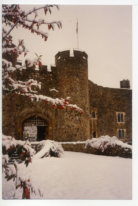 Amberley Castle in the Snow