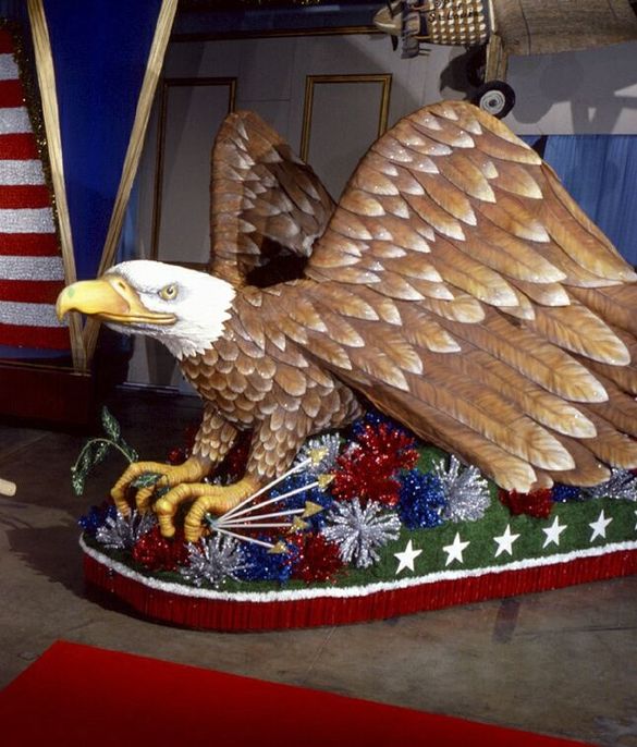 This Eagle float has participated in four Presidential Inaugural Parades.