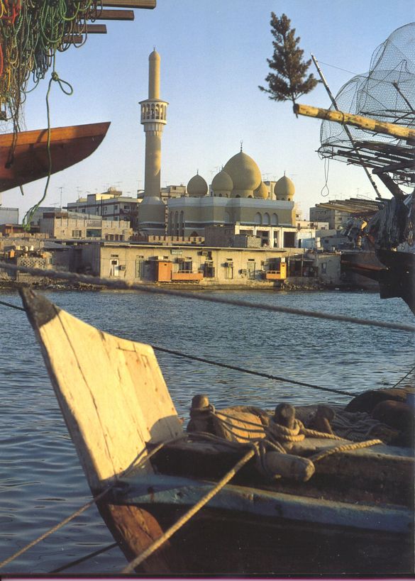 Dhow with fishing nets