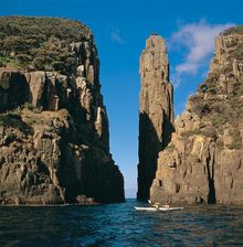 Kayaking at Cape Hauy