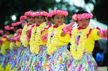 Children doing the Keiki Hula