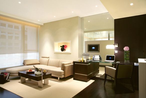 Room-lounge at the Mandarin Oriental, Hong Kong