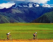 Mountain Bike at Sacred Valley of the Incas