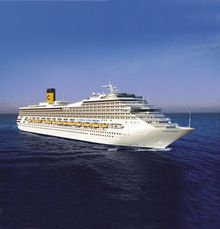 The Costa Concordia will be embarking on her maiden voyage on 9th July 2006, the day  of the World Cup Final!