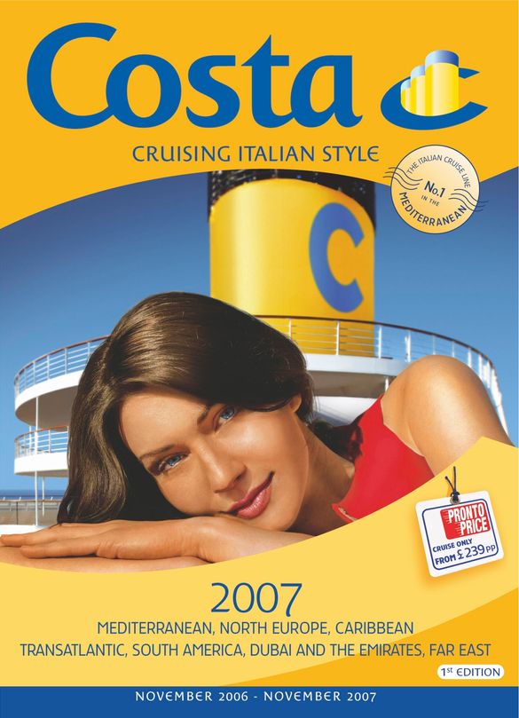 Costa Cruises Launches 2006/07 Brochure