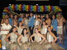 The Guam Delegation, L to R in blue shirts � Valerie C. Blas, Business Development Executive, Royal Orchid Hotel; Cindy Hanson, 