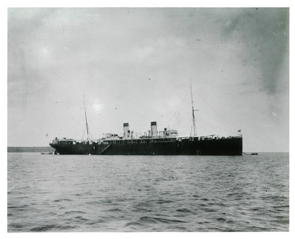 The SMS Cormoran, as she looked in 1914