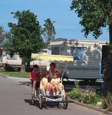 Marton Mere Daisy Bike. Haven Holidays