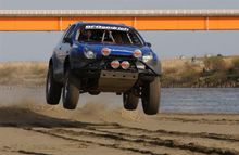 Watanabe competing in the SCORE Baja 1000