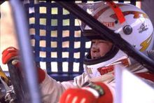 Watanabe behind the wheel at the Baja 1000             
