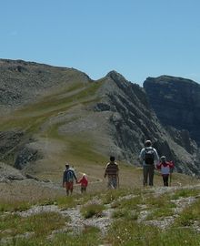 Walking with children