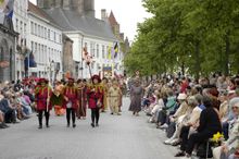 Holy Blood. Procession Of The Holy Blood In Bruges