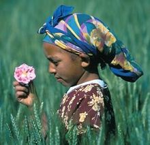 Eco-Friendly Holidays With Headwater. Girl. Field