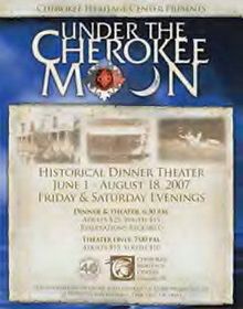 Under Cherokee Moon logo. Kansa/Oklahoma