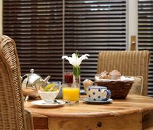 Breakfast table. Boath House Boasts New Butler Attended Rooms