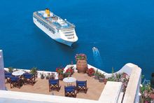 Victoria in Santorini. Costa Cruises Celebrates One Million Guest Bookings In 2007