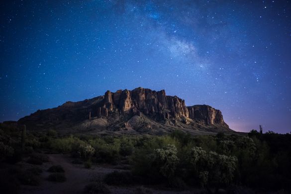 The legendary Superstition Wilderness in Mesa, Arizona