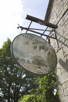 All The Fun Of The Fair At The Olive Branch Pub. Sign
