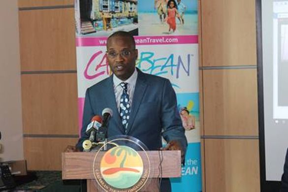 TO’s director of research (ag) Ryan Skeete addresses this morning’s news conference