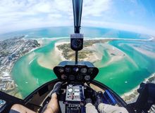 Ocean View Heli has partnered with Flame Hill Vineyard for a 'Fly 'n' Dine' package on the Sunshine Coast.