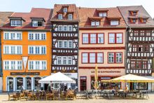 Erfurt's colourful houses