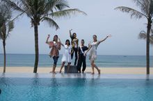 Representatives from Germany, Japan, Vietnam, USA and Russia were among the guests who enjoyed the stunning beachfront location 