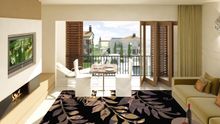 Langham Place Vineyard Resort + Spa, Waiheke Island, Auckland - suite living room