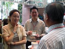 GMP students Ren Yan Hua, Hotel General Manager, Westin Hotel Beijing and Philip Lim, General Manager, Gateway Hong Kong