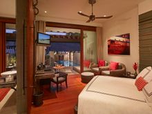 Deluxe packages with Private Pool Pavilion accommodation include two massages, and fishing aboard a 44-foot Riviera classic spor