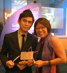 Yeoh Siew Hoon, producer of Web In Travel with Andy Loo of Spoon Creative and their award 