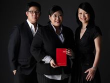 The Miele Guide's Team (from left to right) Aun Koh, Pauline Ooi and Tan Su-Lyn