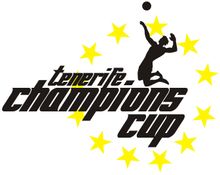 Tenerife To Host Champions Cup Beach Volleyball 2008 3, 4, 5 October Costa Adeje, Tenerife. Logo 