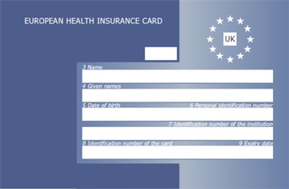 Expired EHICS Leaving Nearly 1.5 Million Brits At Risk While Travelling Abroad In Europe. Card