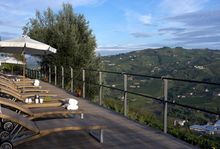 a wonderful terrace in italy 