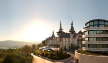 The hotel's grand forecourt and manicured gardens will be decorated for the Festive Season with twinkling Christmas lights